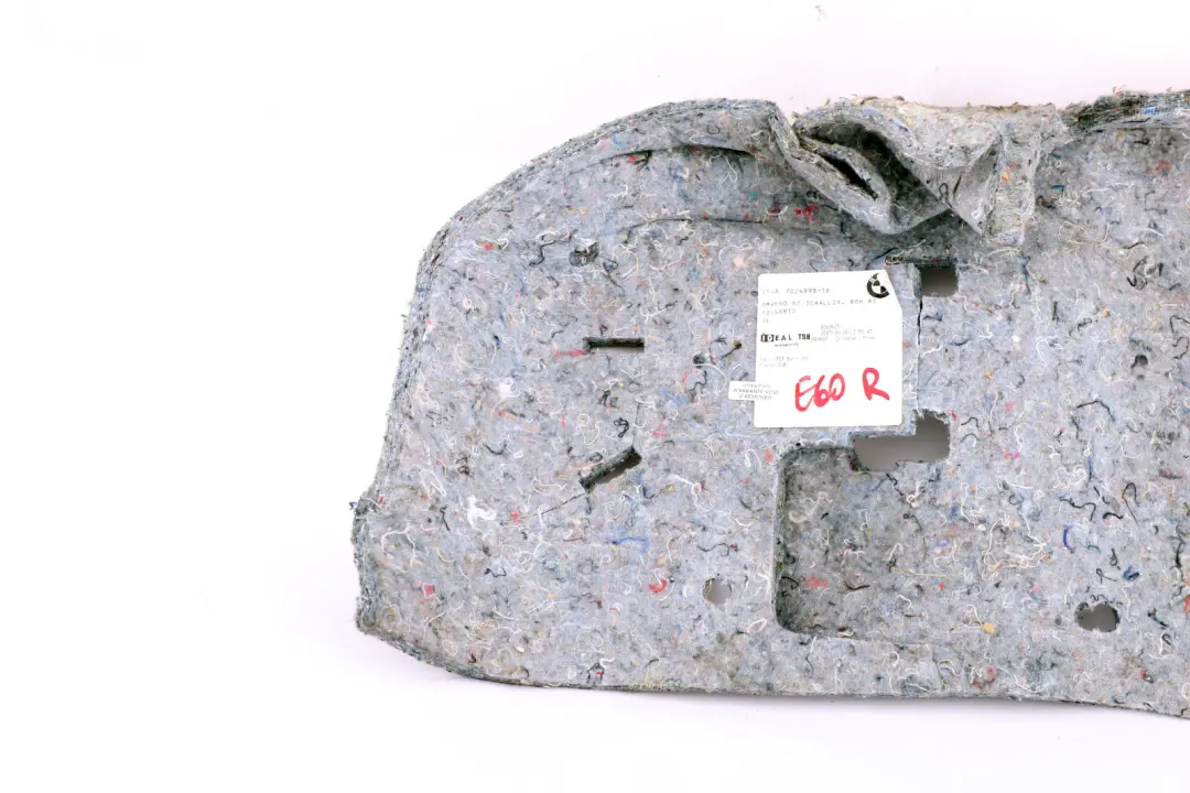 Isolation Acoustique du Coffre Arriere Droit pour BMW E60 E60N E61 E61N LCI à propos du numéro de pièce 7024898 BMW E60 E60N E61 E61N LCI Isolation Acoustique du Coffre Arriere Droit - SKU 7024898 - Numéro de pièce 7024898