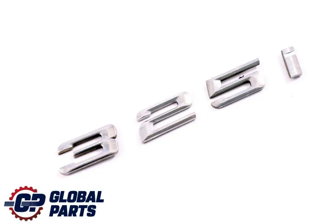 Adhered 325i Boot Trunk Lid Emblem Lettering to BMW 3 Series E46 Rear with Part number 7025251 BMW 3 Series E46 Rear Adhered 325i Boot Trunk Lid Emblem Lettering - SKU 7025251 - Part number 7025251