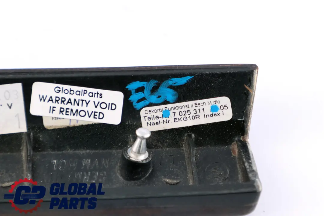 Pannello In Legno Carrello Funzionale SX Cenere Scuro per BMW E65 E66 con numero di parte 7025311 BMW E65 E66 Pannello In Legno Carrello Funzionale SX Cenere Scuro - SKU 7025311 - Numero di parte 7025311