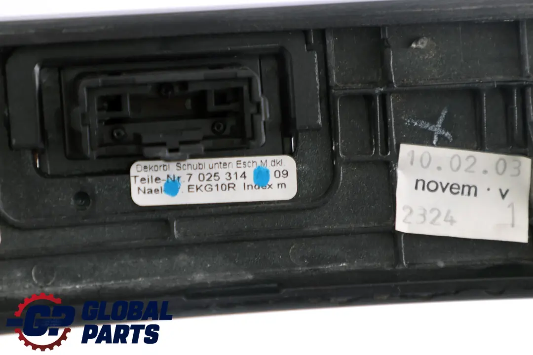BMW 7 Series E65 E66 Wood Panel Trim Drawer Esche Dunkel 5145 - SKU 7025314 - Part number 7025314
