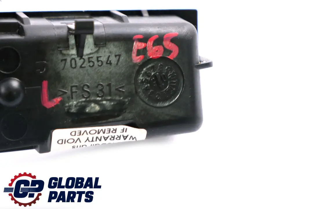 BMW 7 er E65 E66 E67 Einsatz Ascher Türverkleidung Hinten Links - SKU 7025547 - Teilenummer 7025547