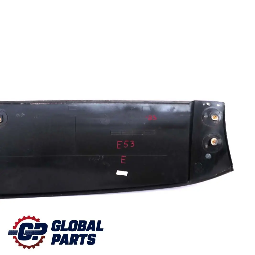 Alettone Cover Frontale Portellone Black Zaffiro Metallic 7025612 per BMW X5 E53 con numero di parte 7025612-BS BMW X5 E53 Alettone Cover Frontale Portellone Black Zaffiro Metallic 7025612 - SKU 7025612-BS - Numero di parte 7025612-BS