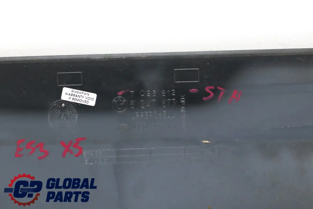 Spoiler Upper Stahlgrau Steel Grey Metallic to BMW X5 Series E53 Rear with Part number 7025612 BMW X5 Series E53 Rear Spoiler Upper Stahlgrau Steel Grey Metallic - SKU 7025612-STH - Part number 7025612