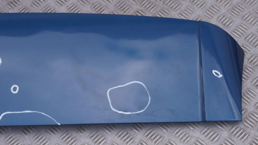 Spoiler Upper Topasblau Blue Blau Metallic - 364 7025612 to BMW X5 SERIES E53 Rear with Part number 51717025612 BMW X5 SERIES E53 Rear Spoiler Upper Topasblau Blue Blau Metallic - 364 7025612 - SKU 7025612-TPB3 - Part number 51717025612