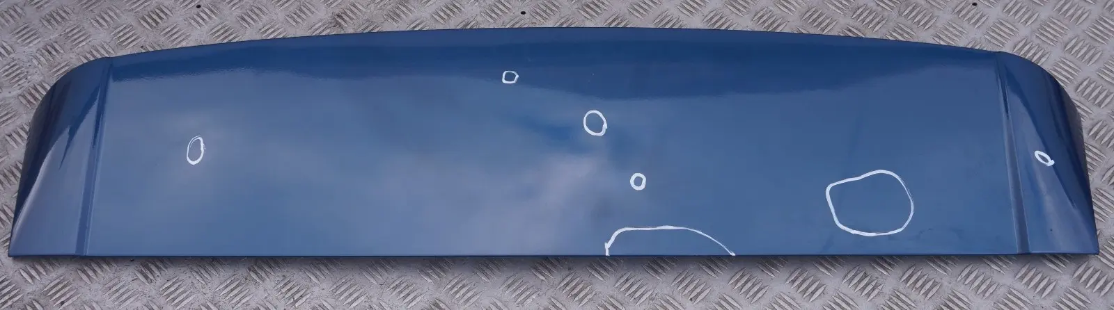 *BMW X5 er E53 Oberschale Für Heckspoiler Topasblau Blau Metallic - 364 7025612