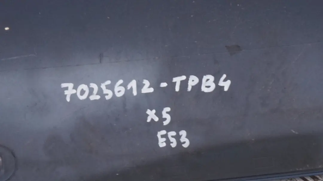 Spoiler Upper Topasblau Blue Blau Metallic - 364 to BMW X5 Series E53 4 Rear with Part number 51717025612 BMW X5 Series E53 4 Rear Spoiler Upper Topasblau Blue Blau Metallic - 364 - SKU 7025612-TPB4 - Part number 51717025612
