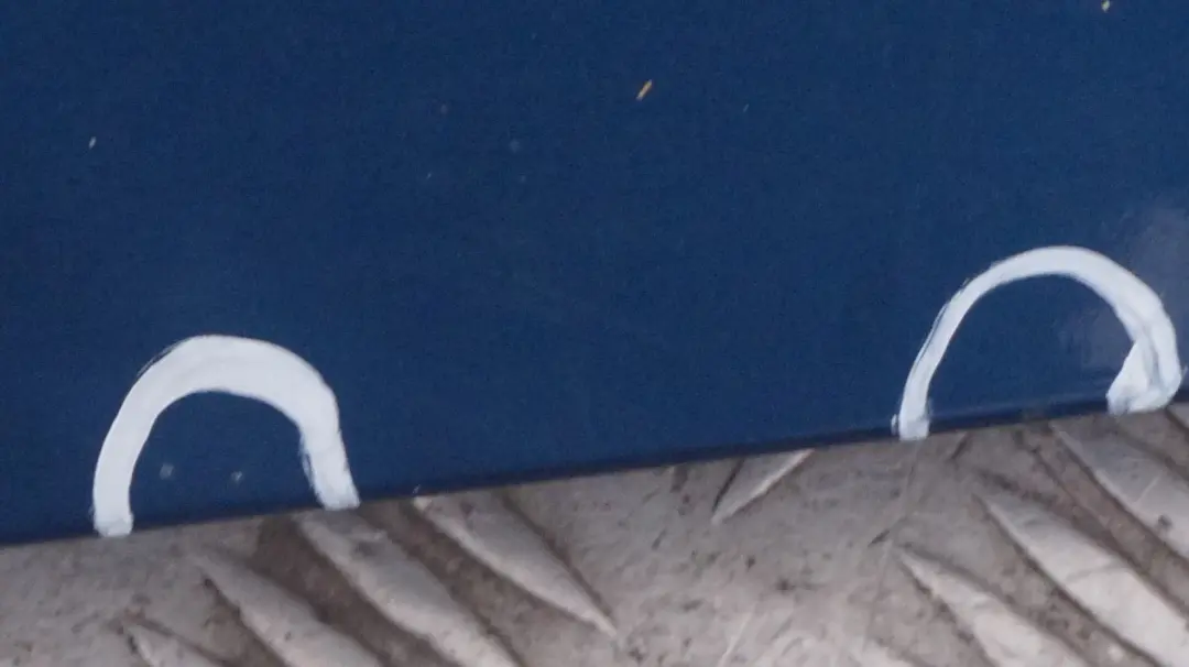 BMW X5 Series E53 4 Rear Spoiler Upper Topasblau Blue Blau Metallic - 364 - SKU 7025612-TPB4 - Part number 51717025612