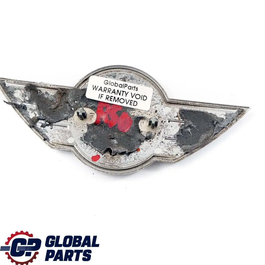 Embleme Avant Chrome 5114 pour Mini Cooper One R50 R52 à propos du numéro de pièce 7026184 Mini Cooper One R50 R52 Embleme Avant Chrome 5114 - SKU 7026184 - Numéro de pièce 7026184