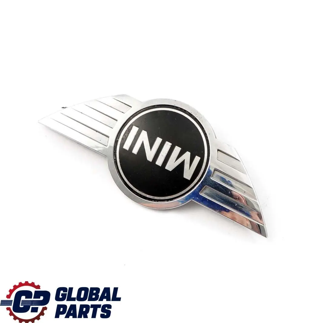 Front Badge Bonnet Hood Emblem Logo Chrome to Mini Cooper R50 R52 with Part number 7026184 Mini Cooper R50 R52 Front Badge Bonnet Hood Emblem Logo Chrome - SKU 7026184 - Part number 7026184