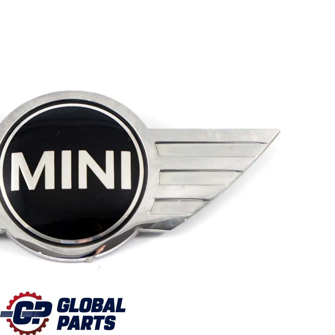 Lid Emblem Chrome to Mini Cooper One R50 R53 R56 Logo Badge Rear Hatch Deck with Part number 7026186 Mini Cooper One R50 R53 R56 Logo Badge Rear Hatch Deck Lid Emblem Chrome - SKU 7026186 - Part number 7026186