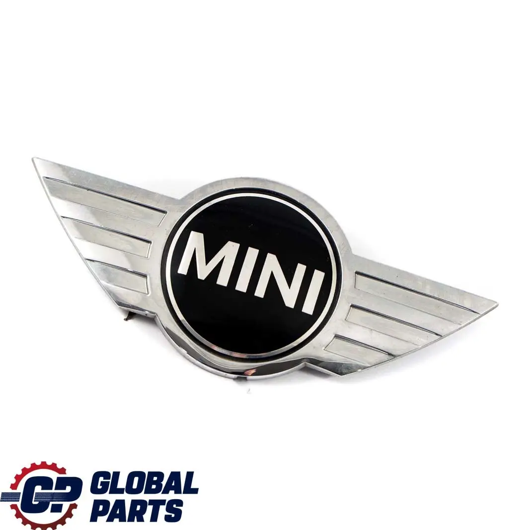 Lid Emblem Chrome to Mini Cooper One R50 R53 R56 Logo Badge Rear Hatch Deck with Part number 7026186 Mini Cooper One R50 R53 R56 Logo Badge Rear Hatch Deck Lid Emblem Chrome - SKU 7026186 - Part number 7026186