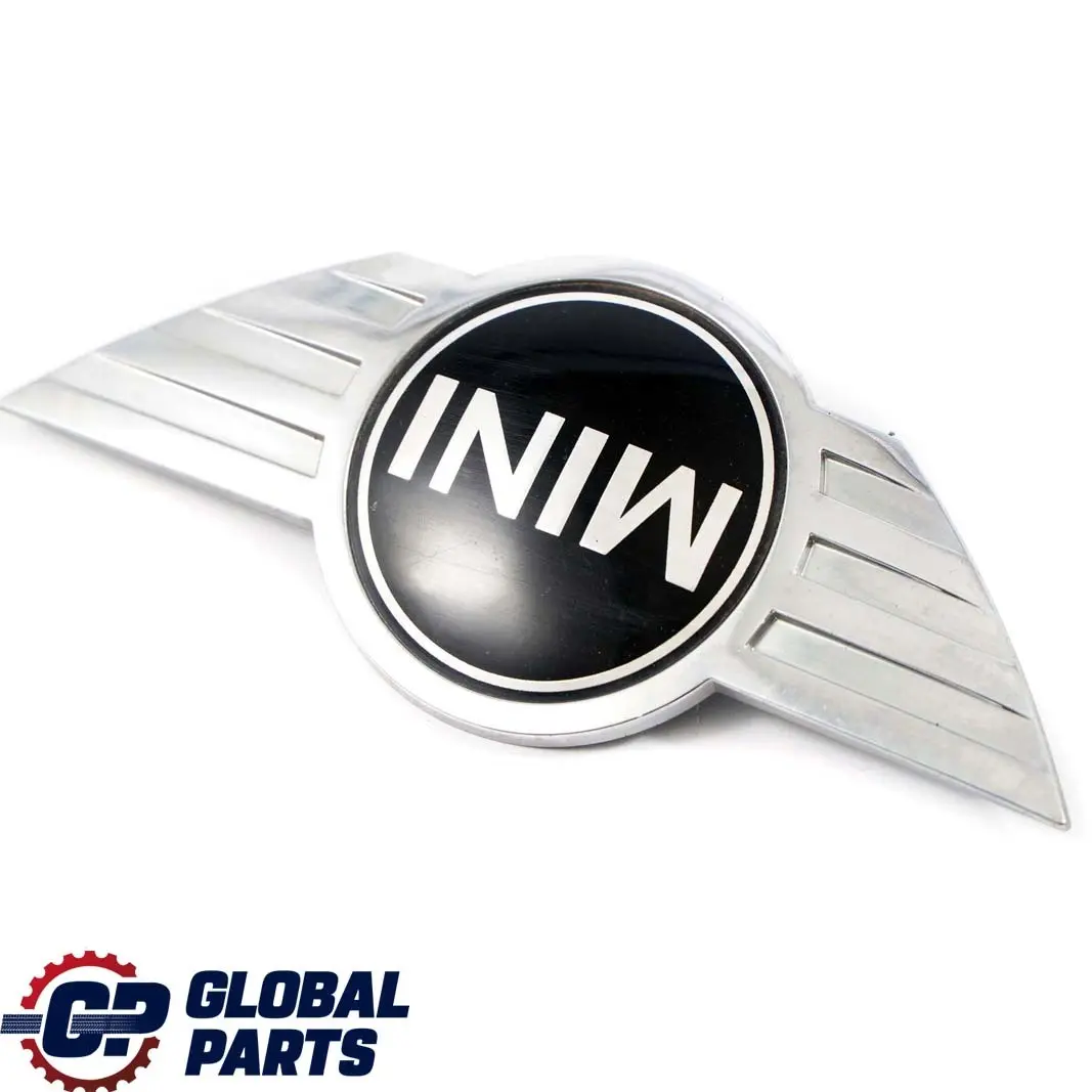 Mini Cooper One R50 R53 R56 Logo Badge Rear Hatch Deck Lid Emblem Chrome - SKU 7026186 - Part number 7026186