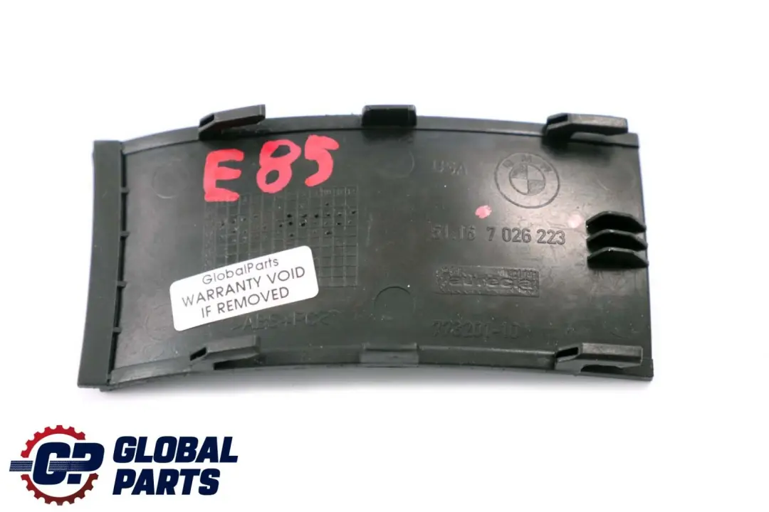 BMW E85 Couvercle Console Centrale Cloison de Rangement - SKU 7026223 - Numéro de pièce 7026223