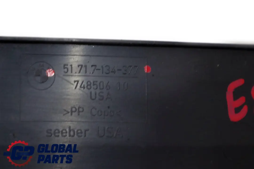 Placa Cubierta Canal Inferior Piso para BMW Z4 E85 E86 Convertible con número de pieza 7026267 BMW Z4 E85 E86 Convertible Placa Cubierta Canal Inferior Piso - SKU 7026267 - Número de pieza 7026267