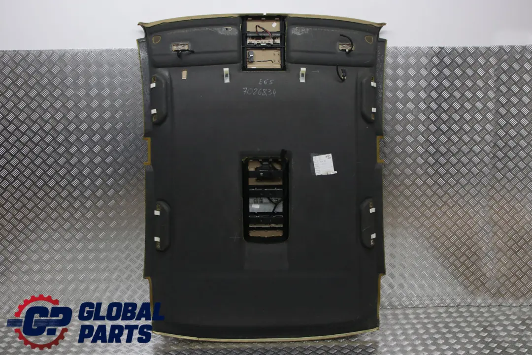 Headlining Roof Lining Roof Beige to BMW 7 Series E65 with Part number 7026834 BMW 7 Series E65 Headlining Roof Lining Roof Beige - SKU 7026834 - Part number 7026834
