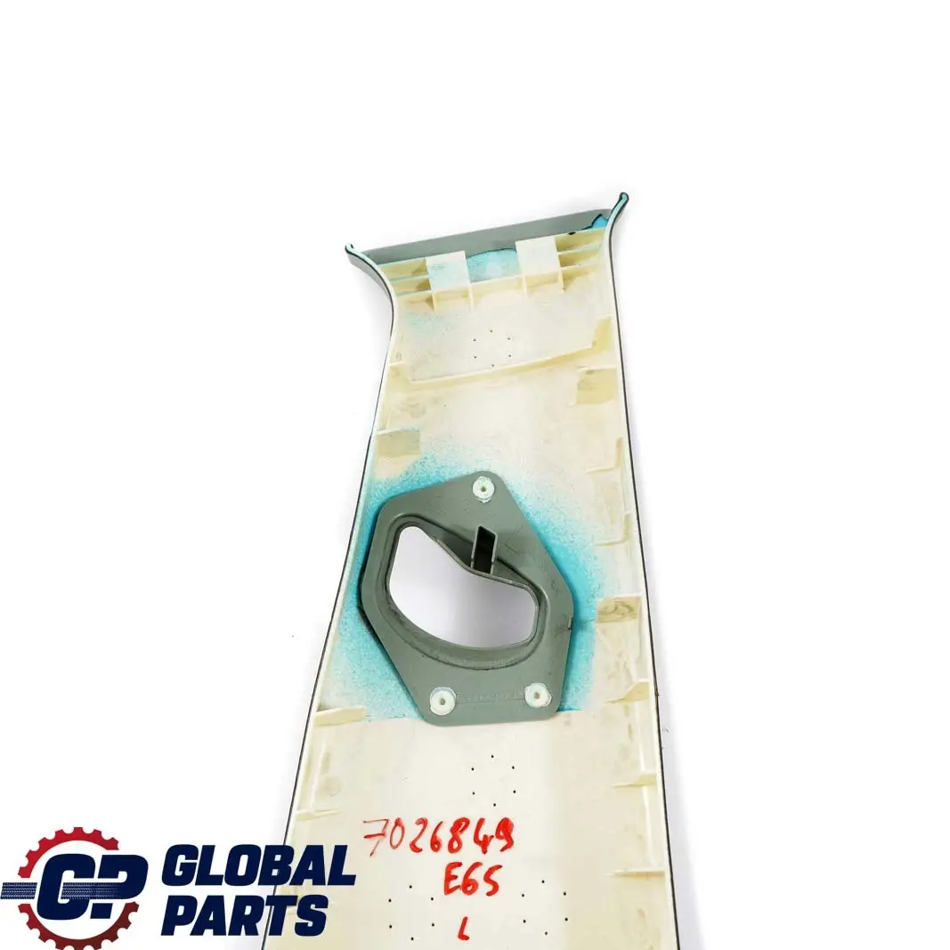 Covering Column Center Top Left N/S B Pilar Trim Stone Green to BMW 7 E65 E66 with Part number 7001979 BMW 7 E65 E66 Covering Column Center Top Left N/S B Pilar Trim Stone Green - SKU 7026849 - Part number 7001979