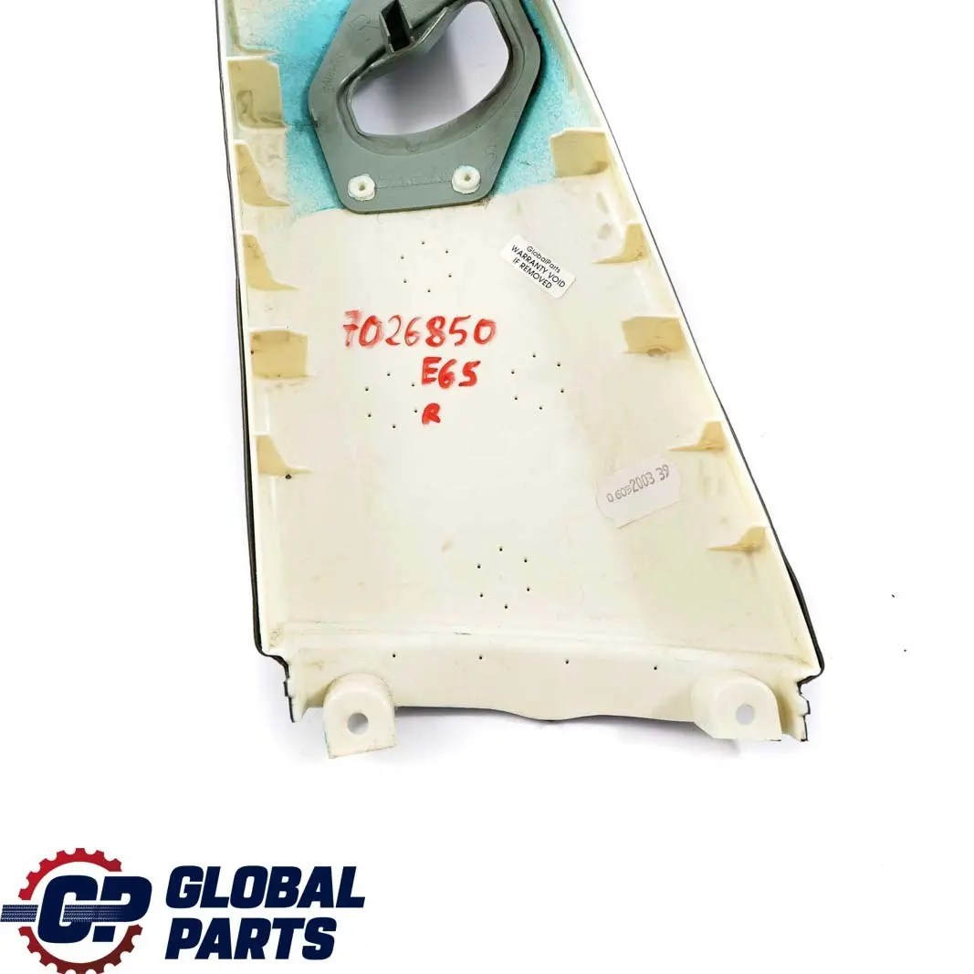 Osłona Słupka Prawa Stone Green do BMW E65 E66 o numerze 7026850 BMW E65 E66 Osłona Słupka Prawa Stone Green - SKU 7026850 - Numer Części 7026850