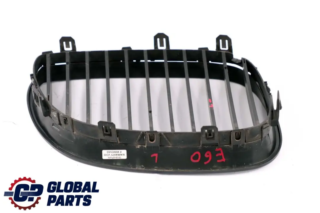 BMW 5 Series E60 E61 LCI Left Bumper Radiator Grille N/S Black - SKU 7027061-1 - Part number 7027061