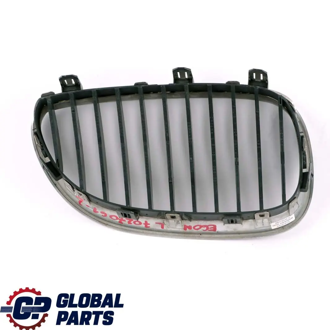 BMW E60 E61 Linke Stoßstange Kühlergrill N/S Chrom - SKU 7027061-2 - Teilenummer 7027061