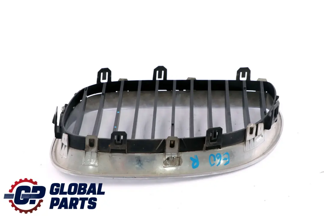 BMW 5 Series E60 E61 LCi Grille Kidney Right O/S Chrome Black - SKU 7027062 - Part number 7027062