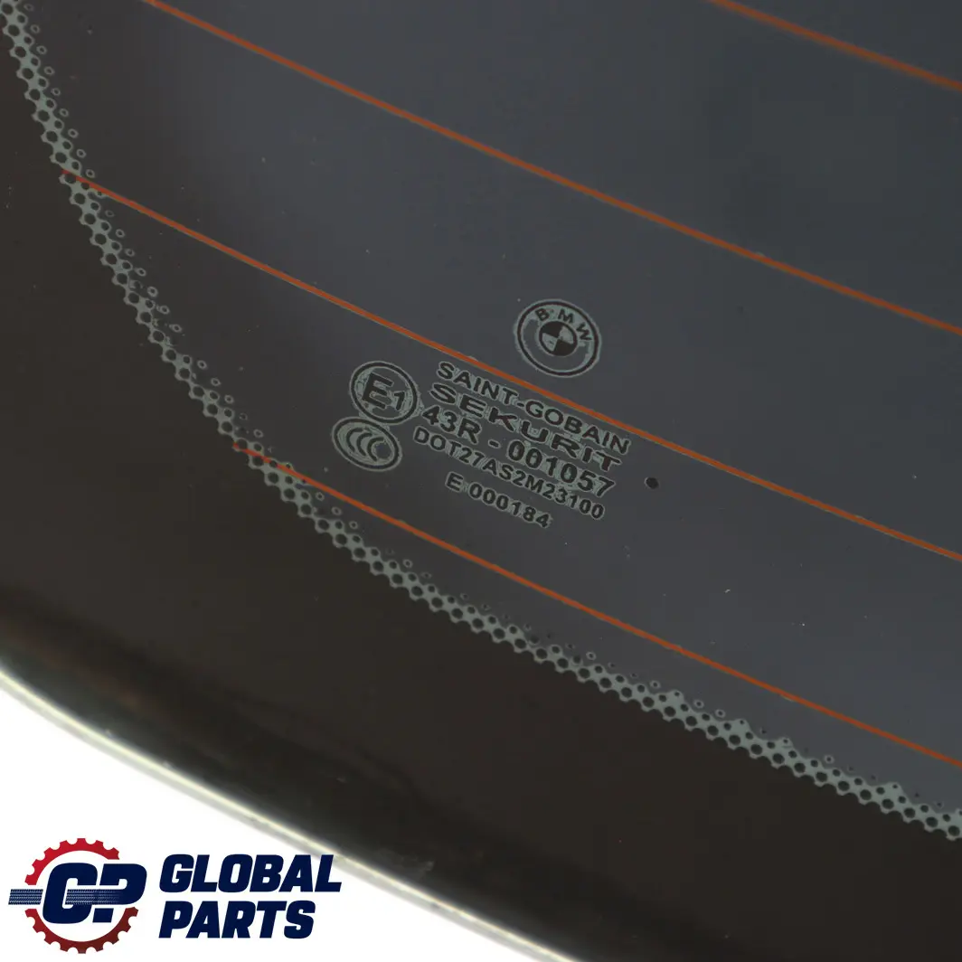 Boot Window Glass Green AS2 Tinted Film to BMW 5 Series E60 1 Saloon Rear with Part number 7027080 BMW 5 Series E60 1 Saloon Rear Boot Window Glass Green AS2 Tinted Film - SKU 7027080-1 - Part number 7027080