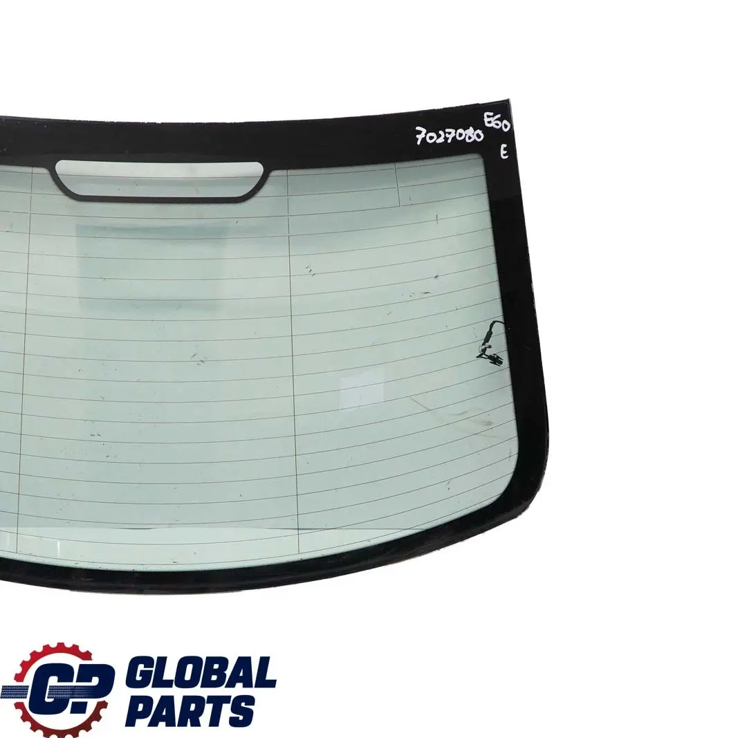 BMW 5 Series E60 Saloon Rear Boot Window Glass Green AS2 - SKU 7027080 - Part number 7027080