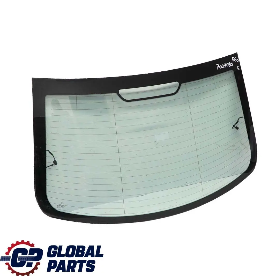 Boot Window Glass Green AS2 to BMW 5 Series E60 Saloon Rear with Part number 7027080 BMW 5 Series E60 Saloon Rear Boot Window Glass Green AS2 - SKU 7027080 - Part number 7027080