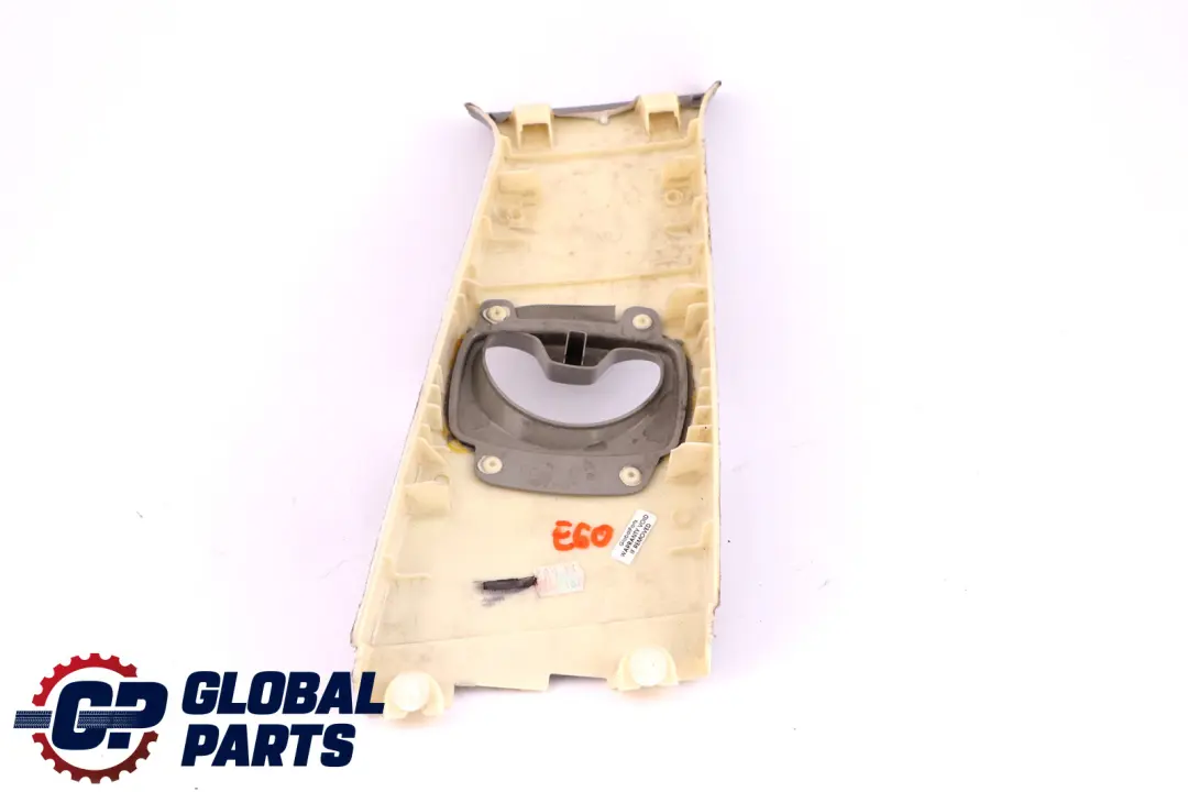 BMW 5 Series E60 E60N E61 E61N Top Left B-column Trim Panel Himmelgrau Grey N/S - SKU 7027087-1 - Part number 51437027087