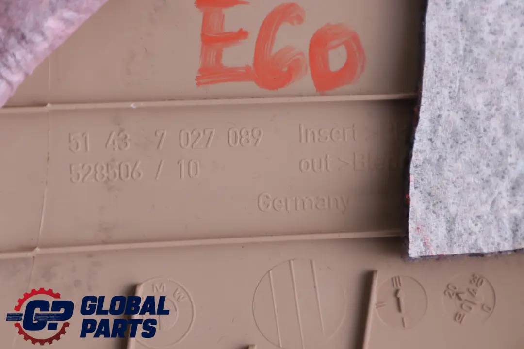 Trim Panel B Column Bottom Pillar Left N/S to BMW 5 Series E60 E61 Cover with Part number 7027089 BMW 5 Series E60 E61 Cover Trim Panel B Column Bottom Pillar Left N/S - SKU 7027089-3 - Part number 7027089