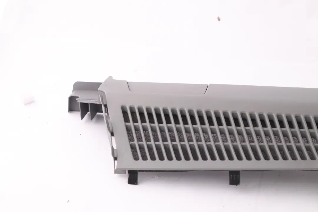 Left Vent Louvre Side Rail Cover In Trunk Lid N/S Grey to BMW X5 Series E53 with Part number 7027133 BMW X5 Series E53 Left Vent Louvre Side Rail Cover In Trunk Lid N/S Grey - SKU 7027133-2 - Part number 7027133