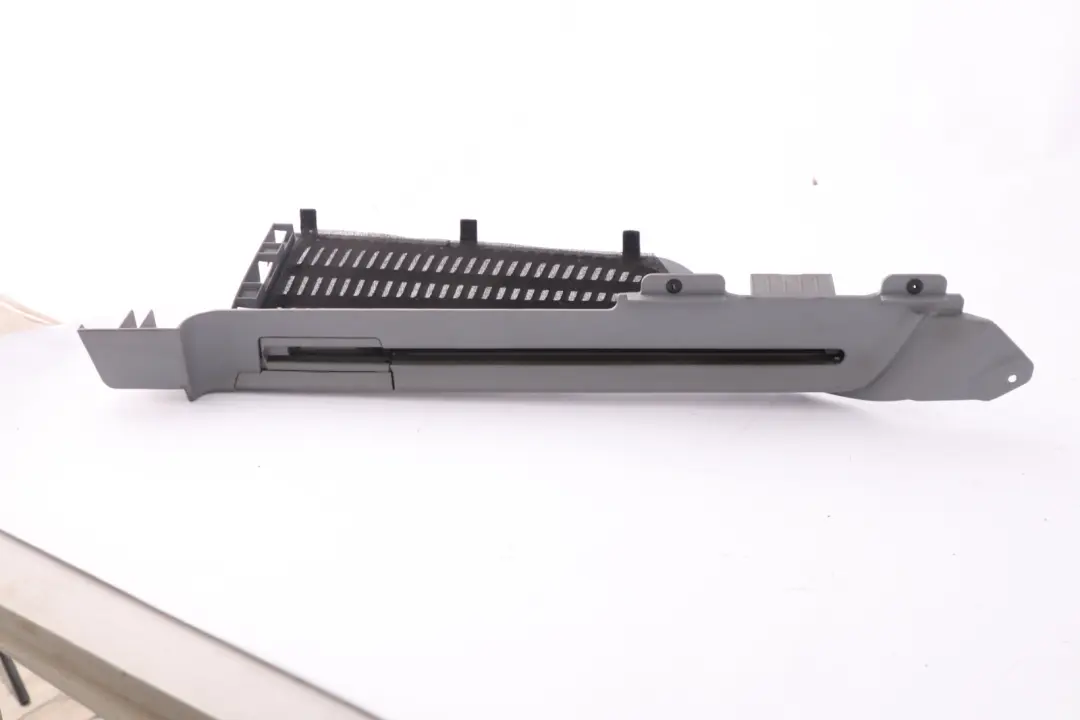 Left Vent Louvre Side Rail Cover In Trunk Lid N/S Grey to BMW X5 Series E53 with Part number 7027133 BMW X5 Series E53 Left Vent Louvre Side Rail Cover In Trunk Lid N/S Grey - SKU 7027133-2 - Part number 7027133