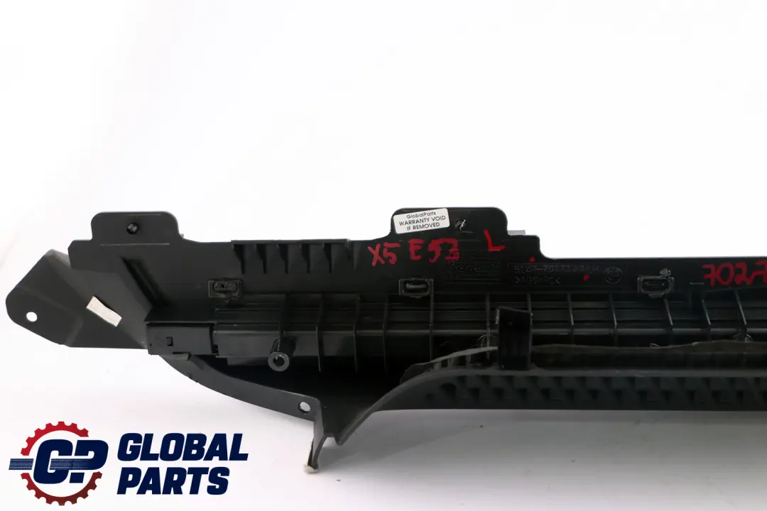 BMW X5 E53 Lateral Tronco Pavimento Sinistro Spiraglio Louvre N/S Nero - SKU 7027133 - Numero di parte 7027135