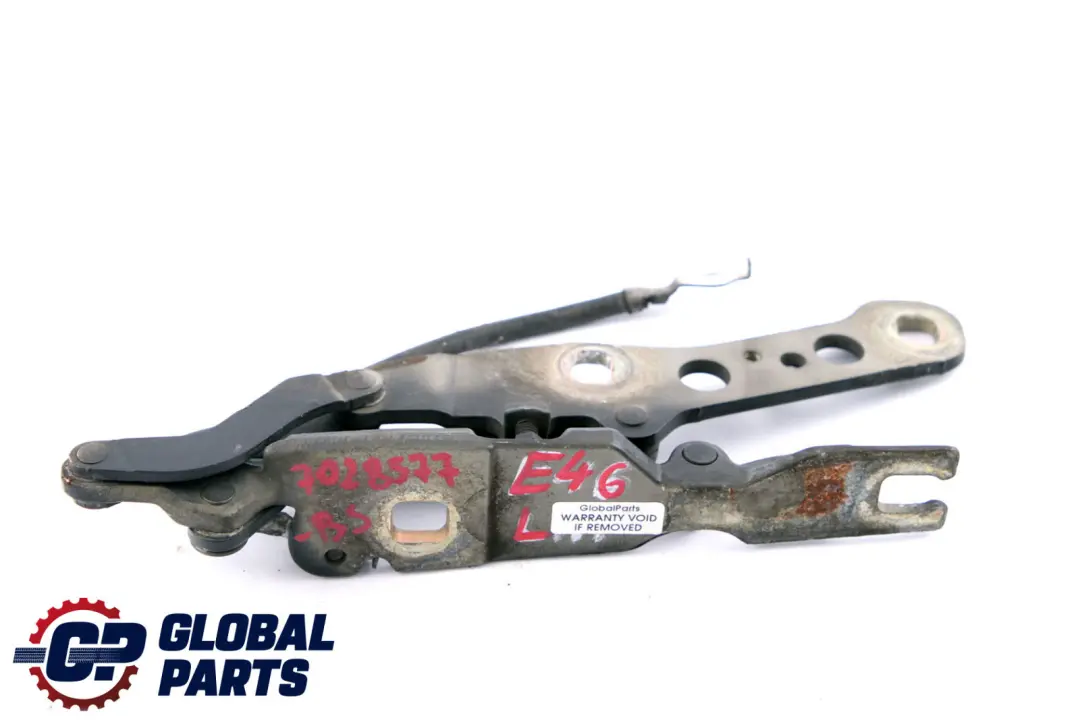 Cardine Lembo Anteriore SX Black Sapphire Metallizzato per BMW E46 con numero di parte 7028577 BMW E46 Cardine Lembo Anteriore SX Black Sapphire Metallizzato - SKU 7028577-BS - Numero di parte 7028577
