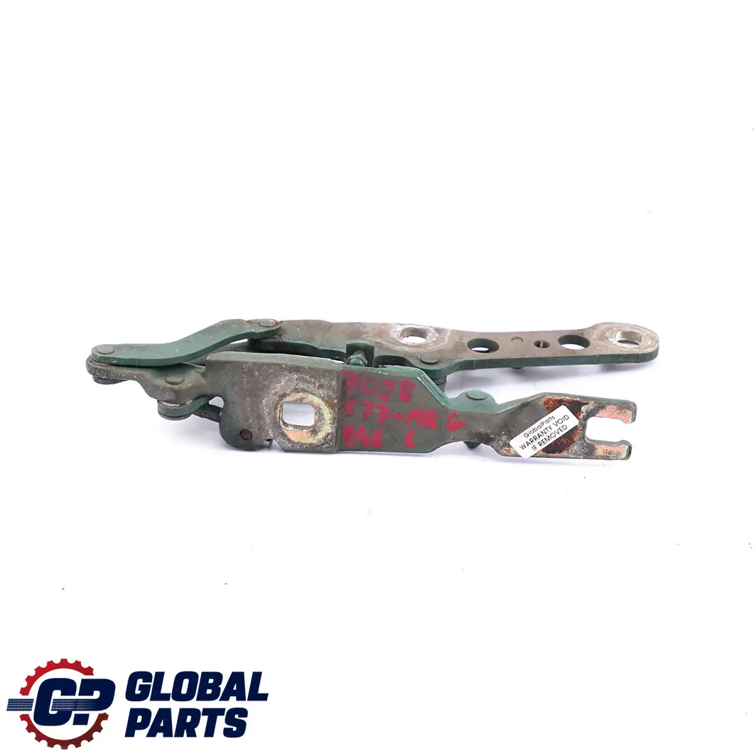 Charniere Rabat a Gauche Meer Vert Metallique 393 pour BMW E46 à propos du numéro de pièce 7028577 BMW E46 Charniere Rabat a Gauche Meer Vert Metallique 393 - SKU 7028577-MRG - Numéro de pièce 7028577