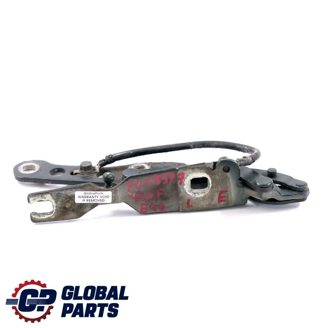 BMW E46 Charniere Rabat a Gauche Vert Oxford Vert Metallique - 430 - SKU 7028577-OXF - Numéro de pièce 7028577
