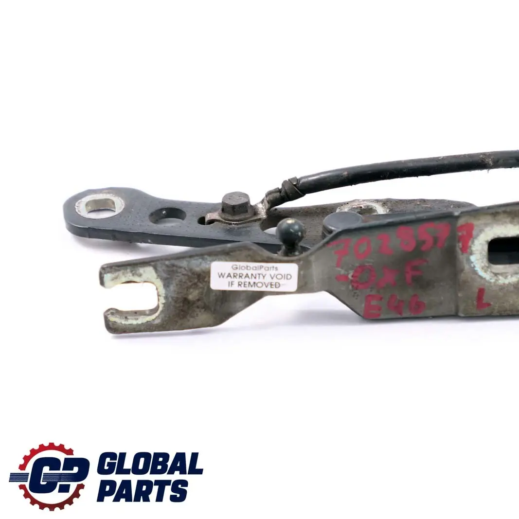 BMW E46 Charniere Rabat a Gauche Vert Oxford Vert Metallique - 430 - SKU 7028577-OXF - Numéro de pièce 7028577