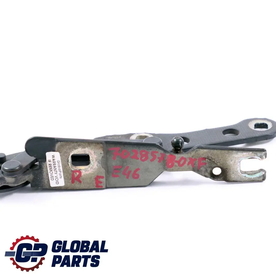 BMW E46 Charniere Rabat Droite Vert Oxford Vert Metallique - 430 - SKU 7028578-OXF - Numéro de pièce 7028578