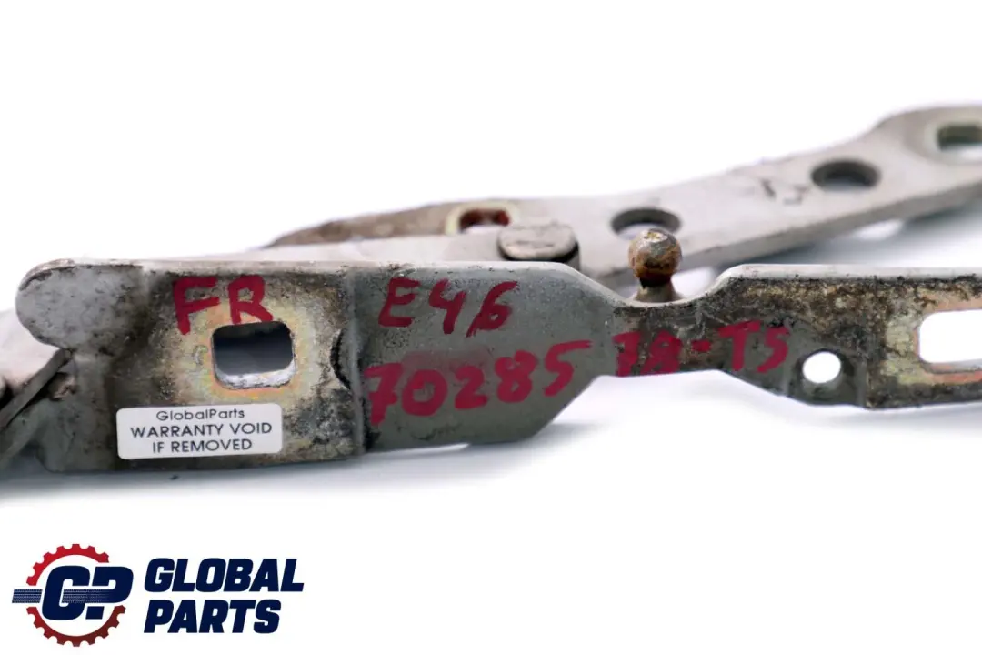 Derecho Motor Capo Bisagra Capo Titansilber Metallic Silver para BMW E46 con número de pieza 7028578 BMW E46 Derecho Motor Capo Bisagra Capo Titansilber Metallic Silver - SKU 7028578-TS - Número de pieza 7028578