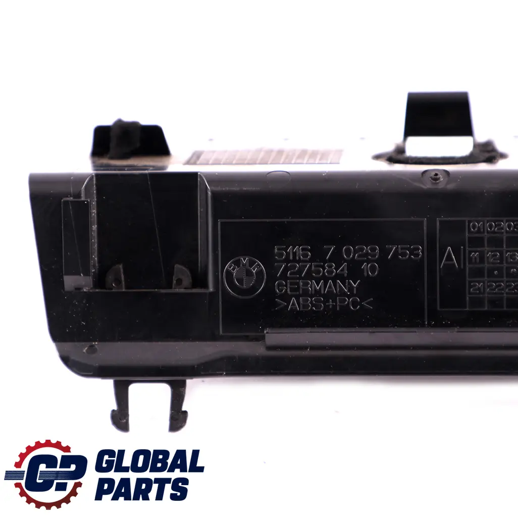 BMW E65 E66 Pokrywa Schowka Czarna - SKU 7029753 - Numer Części 7029753