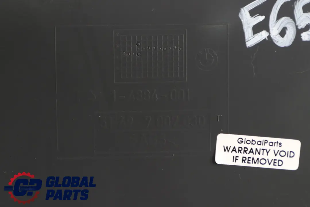 BMW 7 SERIES E65 E66 E67 LOWER TAIL LID TRIM PANEL REAR BASALTGRAU HELL - SKU 7030468 - Part number 7030468