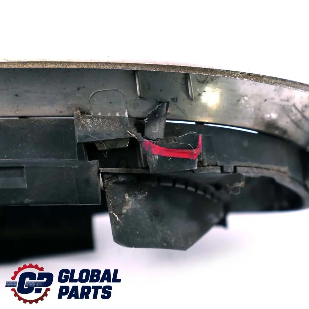 BMW E46 Paraurti Anteriore Griglia Centrale Sinistra Nero Cromo - SKU 7030545-1 - Numero di parte 7030545