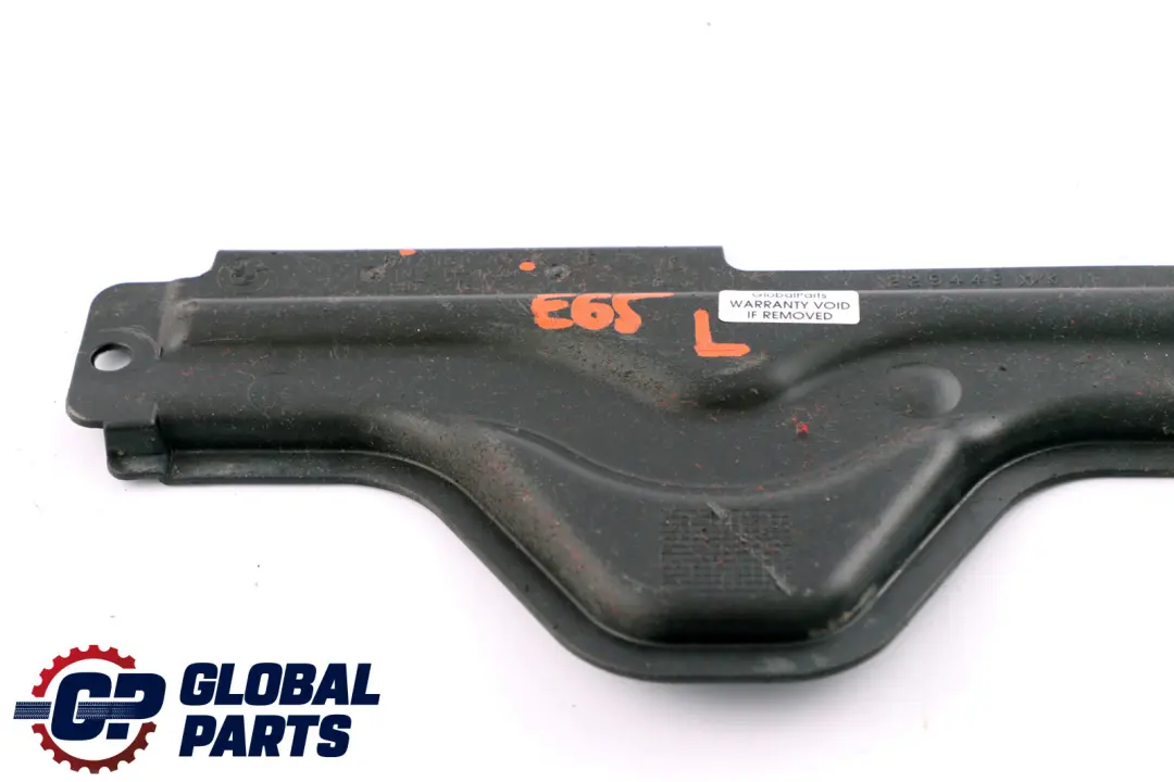 Left N/S Under Tray Deflector Lip Bottom to BMW 7 Series E65 E66 E67 Rear with Part number 7030707 BMW 7 Series E65 E66 E67 Rear Left N/S Under Tray Deflector Lip Bottom - SKU 7030707 - Part number 7030707