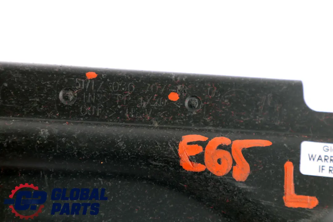 Trasero Izquierdo Bajo Bandeja Deflector Labio Inferior para BMW E65 E66 E67 con número de pieza 7030707 BMW E65 E66 E67 Trasero Izquierdo Bajo Bandeja Deflector Labio Inferior - SKU 7030707 - Número de pieza 7030707