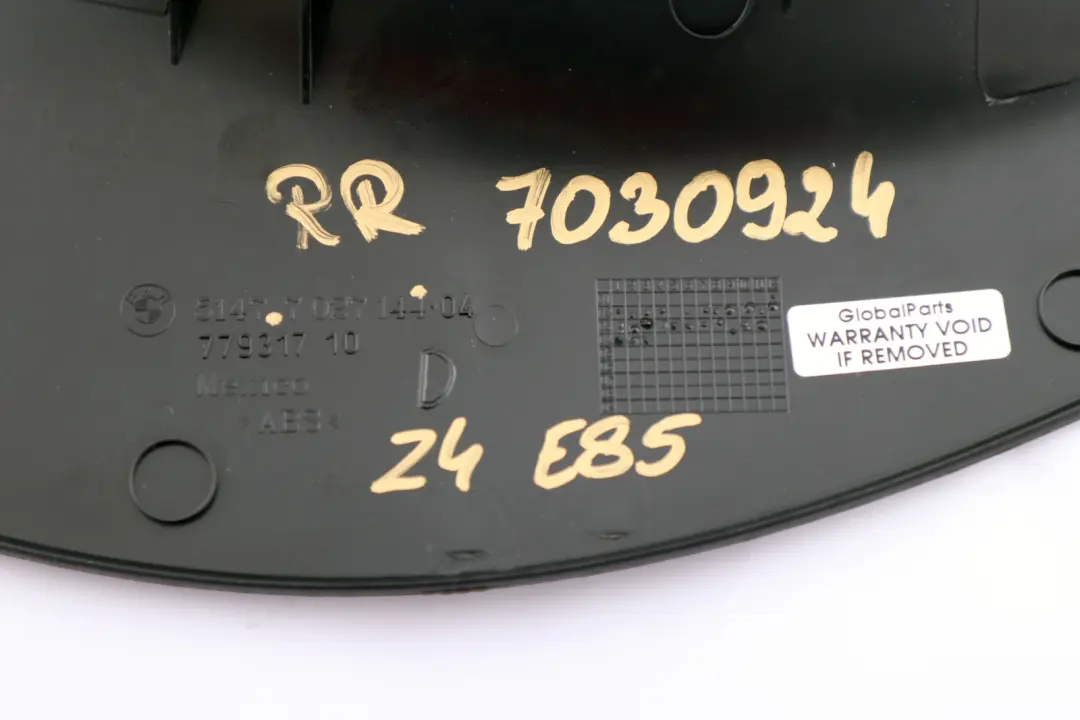 BMW Z4 E85 E86 Apertura Destra Antracite Black Nero 5147 - SKU 7030924 - Numero di parte 7030924