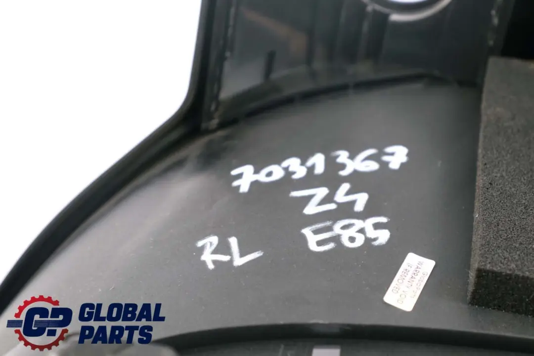 BMW Z4 Series E85 Lateral Trim Panel Top Rear Left Black - SKU 7031367 - Part number 7031367