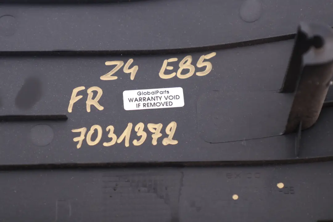 *BMW Z4 er E85 E86 Seitenverkleidung Vorne Rechts für mit Teilenummer 7031372 *BMW Z4 er E85 E86 Seitenverkleidung Vorne Rechts - SKU 7031372 - Teilenummer 7031372