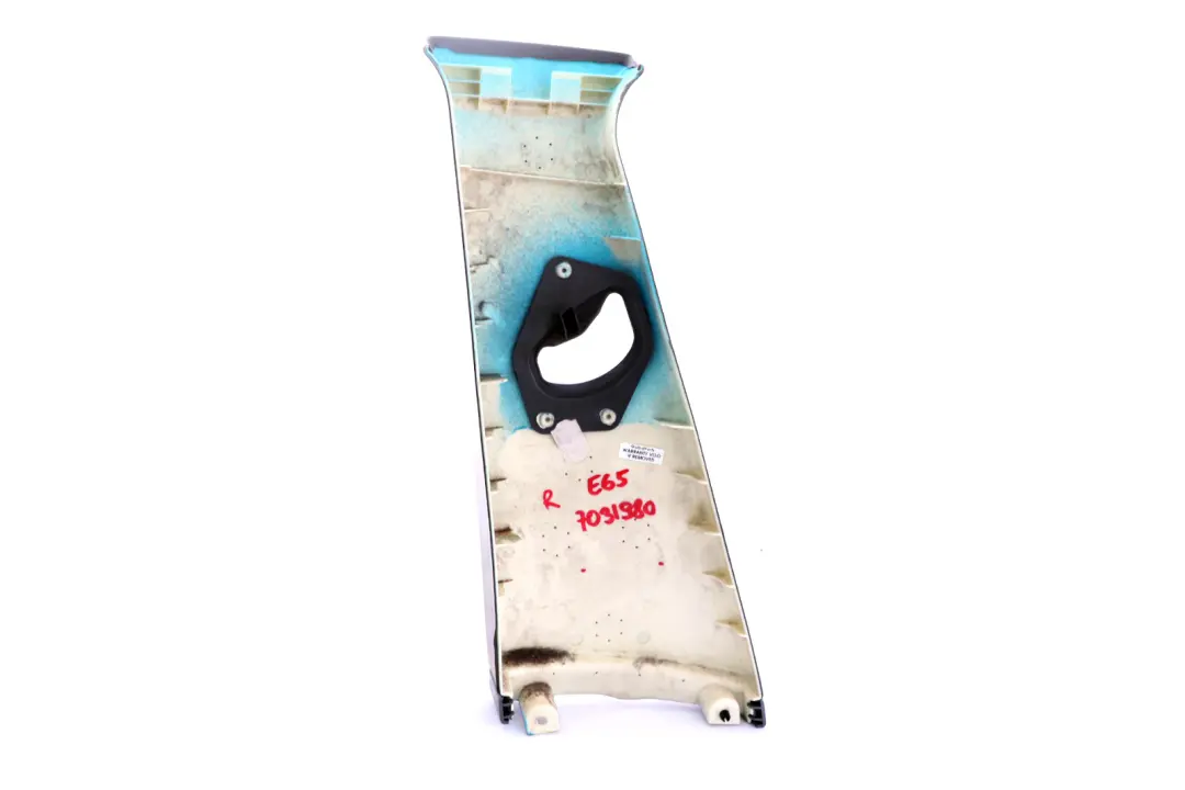 BMW 7 er E65 E66 Verkleidung Säule Mitte Oben Rechts Flanellgrau Grau 7001980 - SKU 7031980 - Teilenummer 7031980