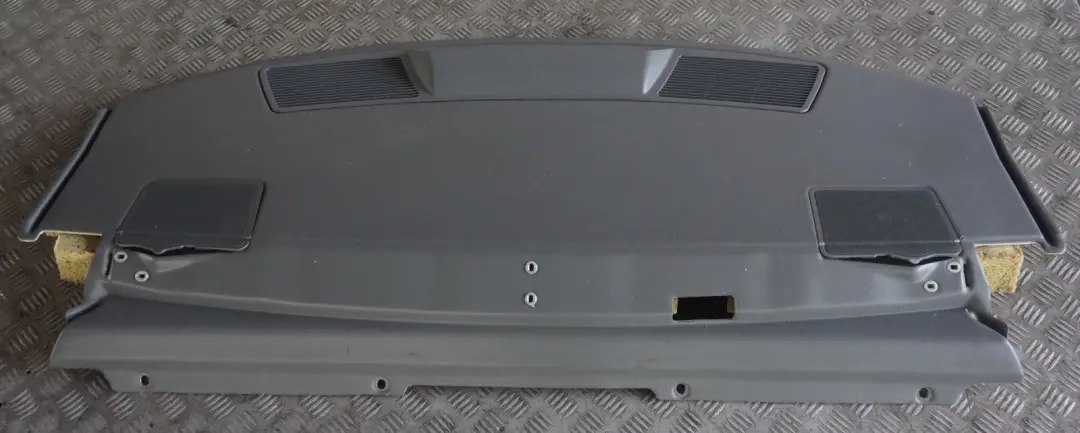 Window Storage Parcel Shelf Grey Flanellgrau to BMW 7 Series E65 E66 Rear with Part number 7032055 BMW 7 Series E65 E66 Rear Window Storage Parcel Shelf Grey Flanellgrau - SKU 7032055 - Part number 7032055