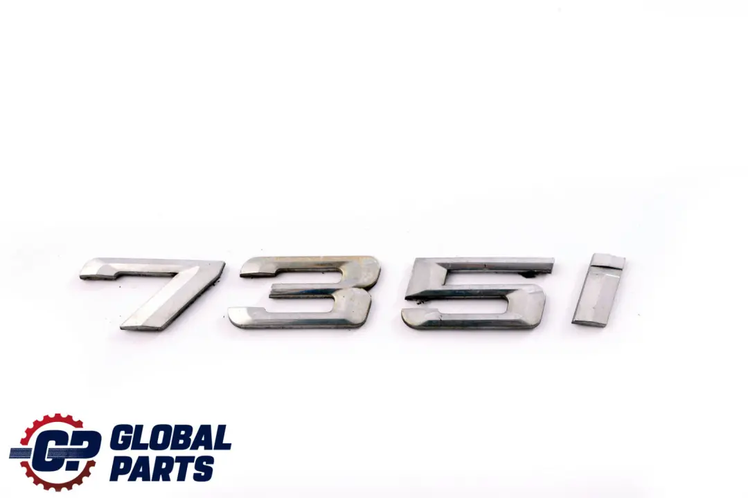 Boot Trunk Lid Adhered Lettering Emblem Logo 735i to BMW 7 Series E65 Rear with Part number 7033218 BMW 7 Series E65 Rear Boot Trunk Lid Adhered Lettering Emblem Logo 735i - SKU 7033218 - Part number 7033218