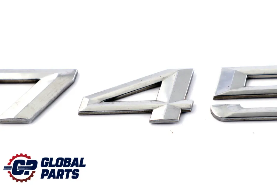 Boot Trunk Lid Adhered Lettering Emblem Logo to BMW 7 Series E65 745i Petrol Rear with Part number 7154497 BMW 7 Series E65 745i Petrol Rear Boot Trunk Lid Adhered Lettering Emblem Logo - SKU 7033242 - Part number 7154497